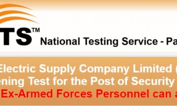 (LESCO) (Screening Test for Security Staff)