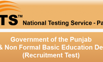 Punjab Literacy & Non Formal Basic Education NTS Jobs 2016 Recruitment Test