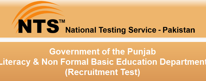 Punjab Literacy & Non Formal Basic Education NTS Jobs 2016 Recruitment Test