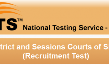 District & Sessions Courts Sindh Recruitment NTS Test 2016