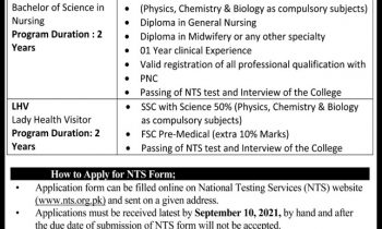 Shahid College Of Nursing Shabqadar Admission Test Fall 2024