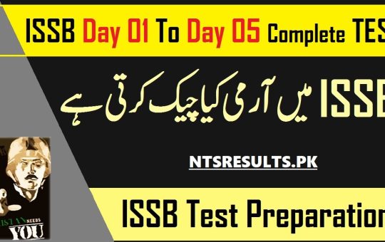 ISSB Test Syllabus Pattern and Requirements Papers