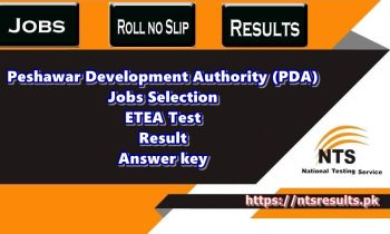 Peshawar Development Authority Jobs ETEA Result 2024