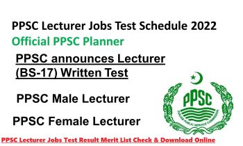 PPSC Lecturer Jobs Test Result 2024 Merit List Check and Download Online