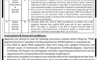 Pakhtunkhwa Energy Development Organization PEDO Jobs 2024 Apply Online
