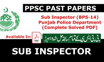 Punjab Police Constable Past Papers 2024 PDF
