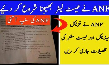 ANF Merit List Interview Call Letter 2023
