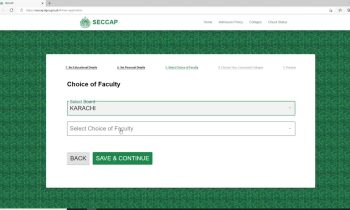 SECCAP Admission Form 2024 Online Registration