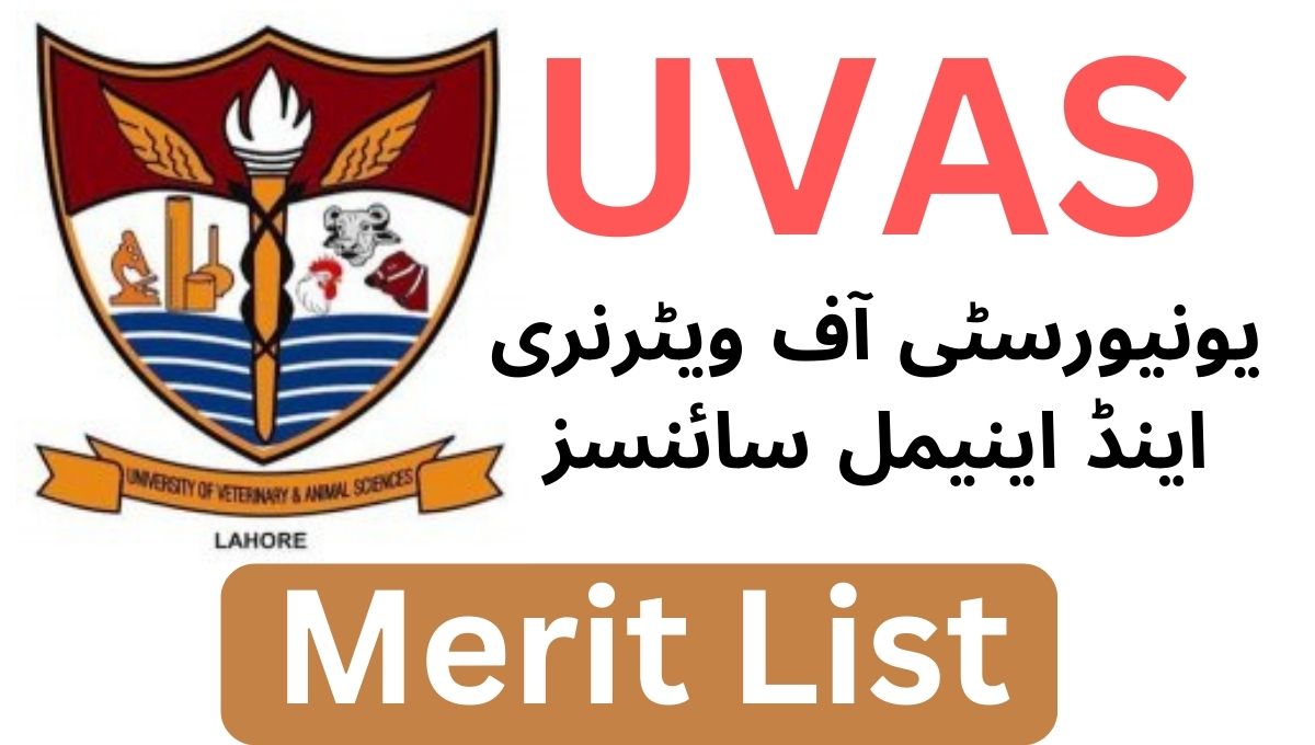 UVAS Merit List 2024 by uvas.edu.pk