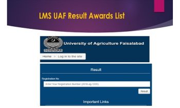 LMS UAF Result Award List 2024 by lms.uaf.edu.pk