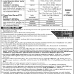 Sindh JEST PST Jobs 2023 STS Form Download