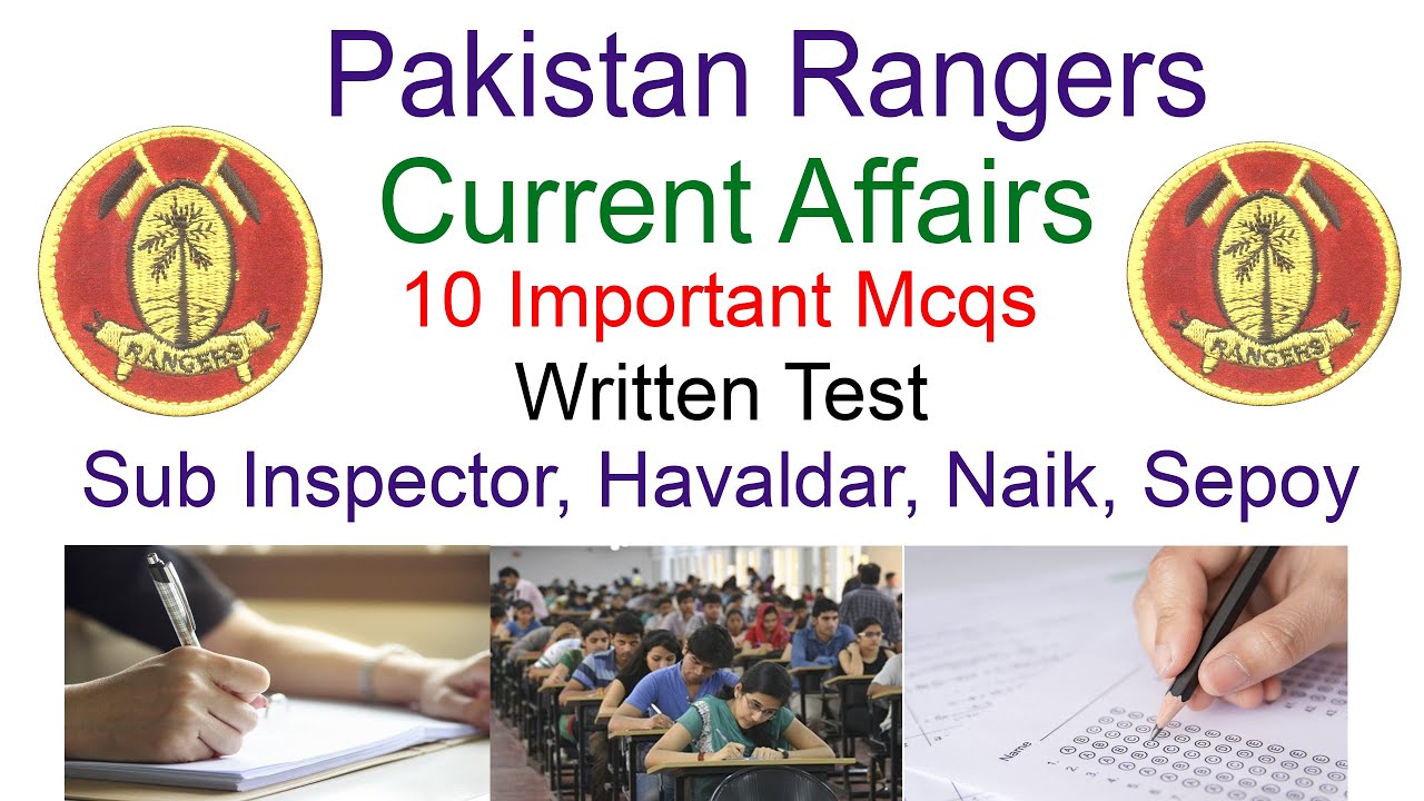 Pak Rangers Test Preparation Book PDF Free download